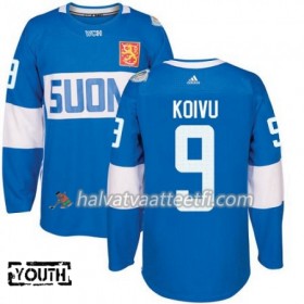 Suomi Pelipaita Mikko Koivu 9 Jääkiekon maailmancupin 2016 Lasten Sininen Premier Paita